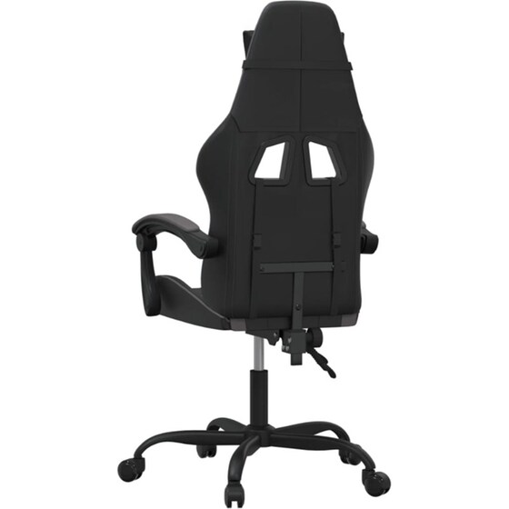 Καρέκλα Gaming VIDAXL 3143894 από Τεχνητό Δέρμα - Γκρι image 3
