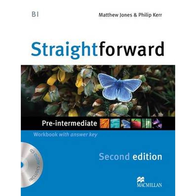 Straightforward 2nd Edition Pre-Intermediate Level Workbook with key CD Pack