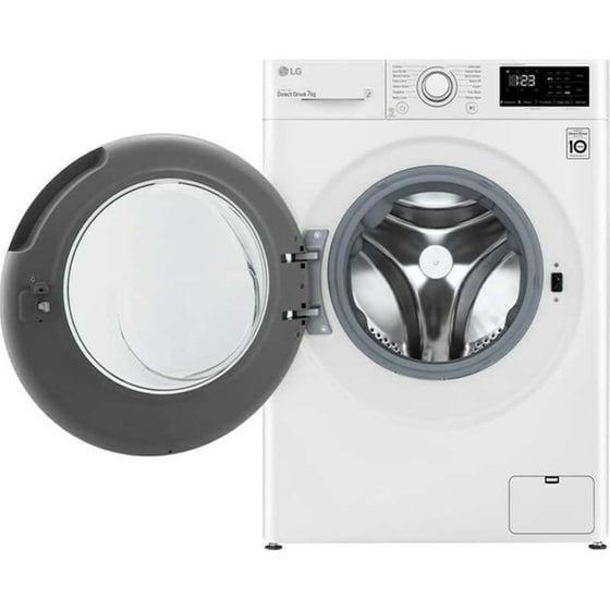LG F2WV3S7N3E Slim 7 kg 1.200 Στροφές Λευκό Πλυντήριο Ρούχων image 2