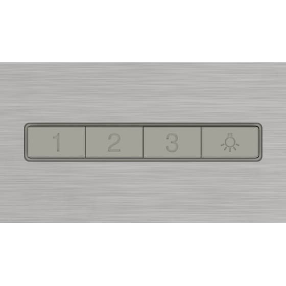 PITSOS PTK6D73G 60 cm Inox Απορροφητήρας Καμινάδα - Τζάκι image 3