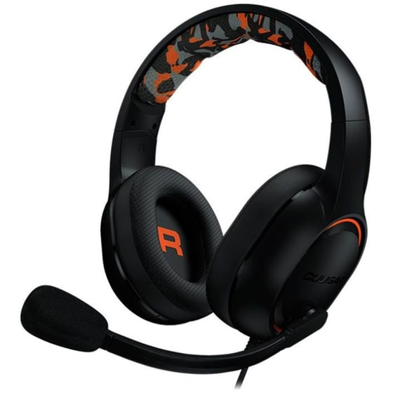 Cougar Dive Gaming Eνσύρματα Ακουστίκα 3.5mm με RGB Φωτισμό Μαύρα image 0