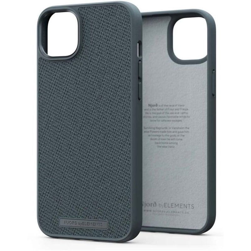 Θήκη Apple iPhone 14 Plus - Njord Fabric Tonal Case - Dark Grey