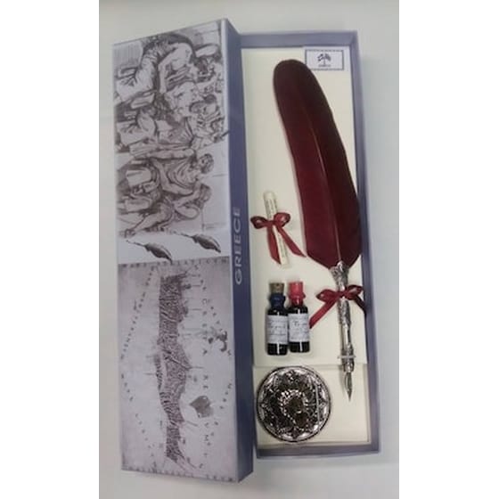 Πένα Μελάνης Μελανοδοχείο Μαργαρίτα Μπορντό image 0