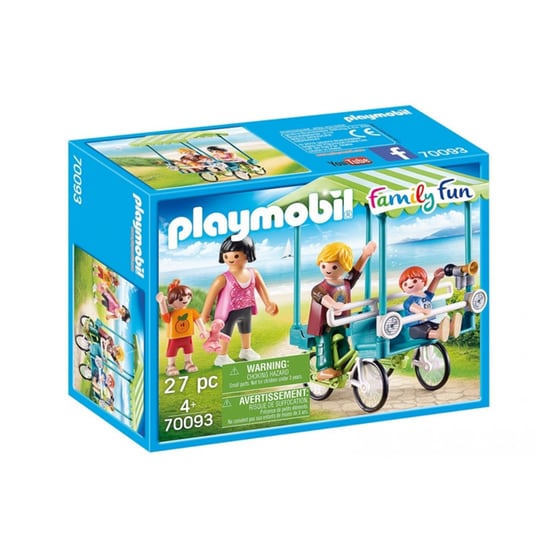PLAYMOBIL® Family Fun Οικογενειακό Ποδήλατο (70093) image 0