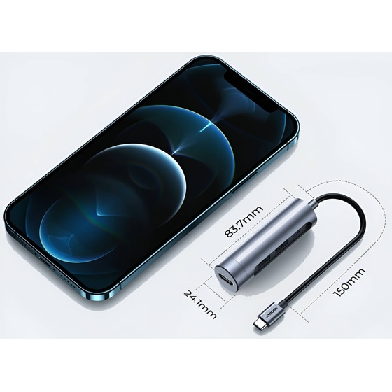 Docking Station Joyroom S-H113-DG 4-Port USB 3.0 συμβατό με USB-C image 5