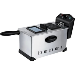 Φριτέζα Λαδιού BEPER BC.353 με Αποσπώμενο Κάδο 2000 W 5 L Ασημί