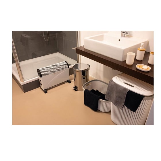 ALPINA Θερμοπομπός Δαπέδου 1500W Λευκό image 1