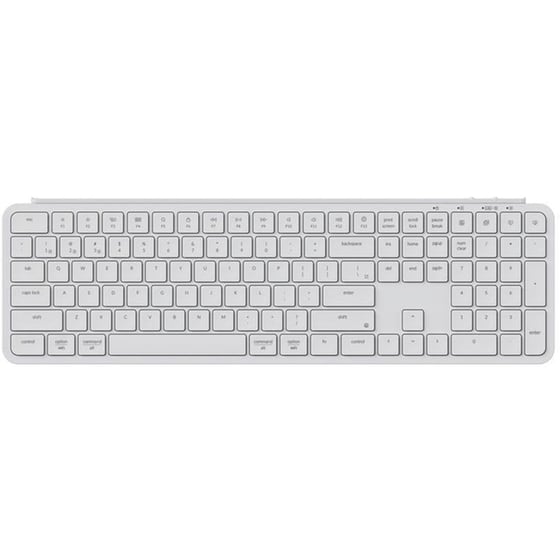Keychron B6P-K8 Ultraslim Ασύρματο Bluetooth Μηχανικό Πληκτρολόγιο - Ivory White (US) image 0