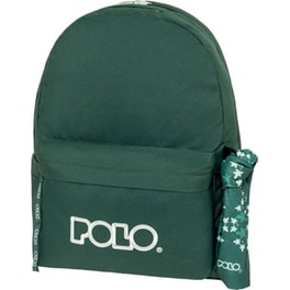 Τσάντα Πλάτης Polo Original Double Scarf Dark Green/Light Cyan (+δώρο Πορτοφολάκι Polo)