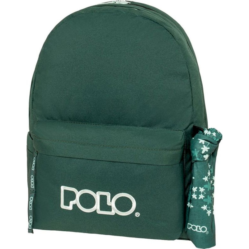 Τσάντα Πλάτης Polo Original Double Scarf Dark Green/Light Cyan