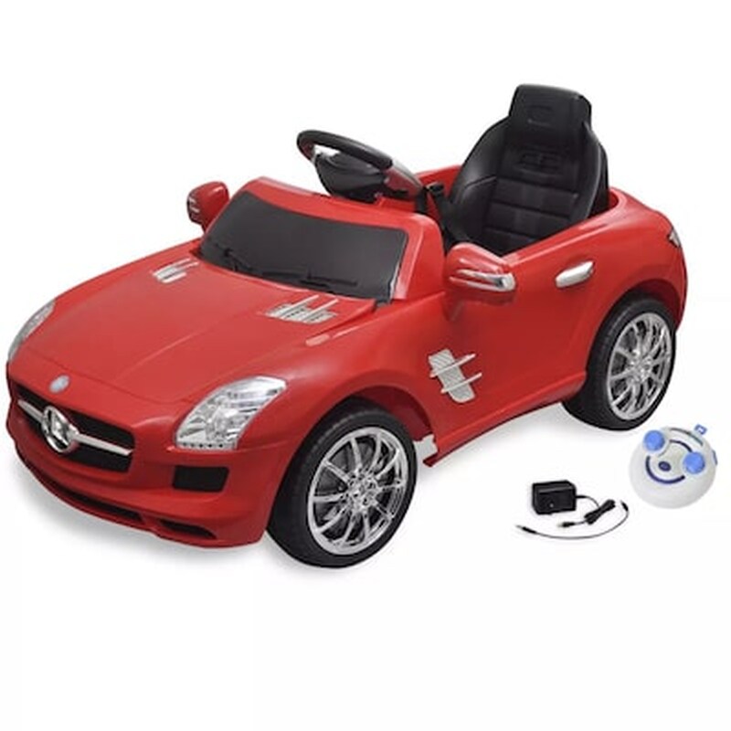 Vidaxl Mercedes Benz Αυτοκίνητο Ηλεκτροκίνητο Sls Amg Κόκκινο,τηλεχειριστήριο