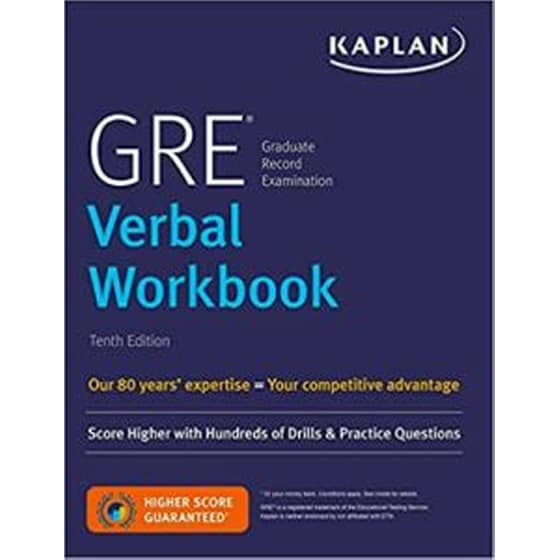 Gre Verbal Workbook image 0