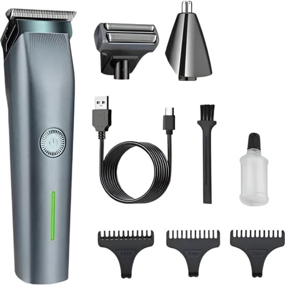 Κουρευτική Μηχανή Kemei KM-1258 - Γκρι image 0