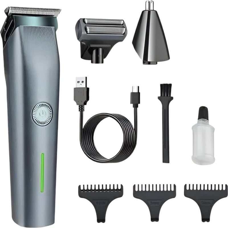 Κουρευτική Μηχανή Kemei KM-1258 - Γκρι