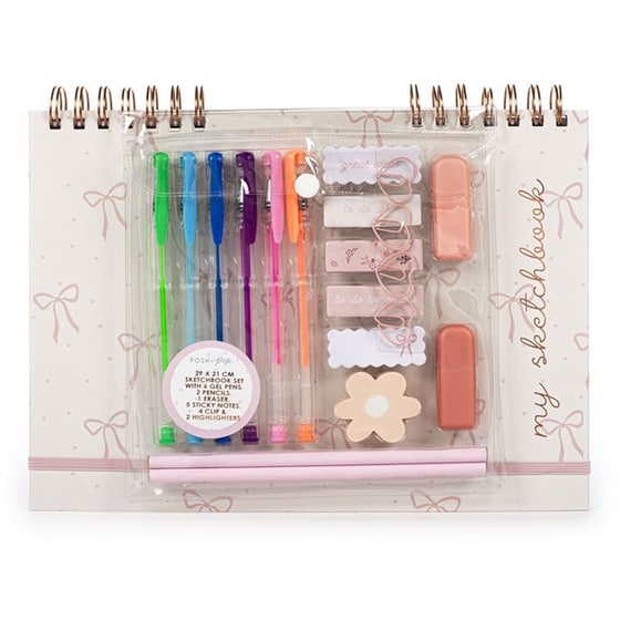 Sketchbook Posh+Pop με Στυλό Gel image 0