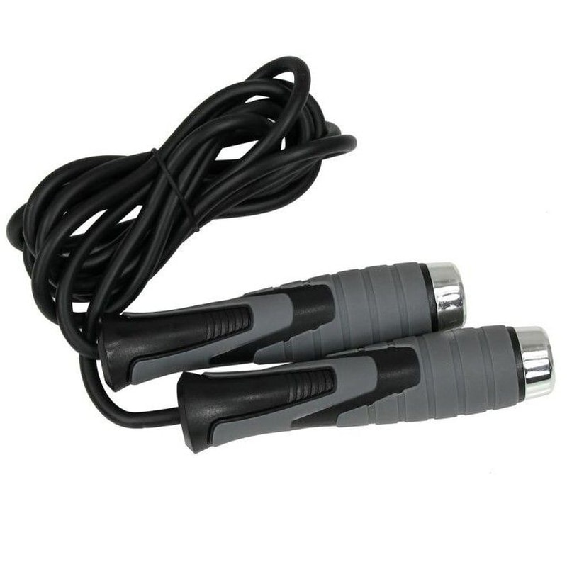 BODY SCULPTURE Body Sculpture Σχοινάκι Ταχύτητας 2.75m Μαύρο με Ρυθμιζόμενο Μήκος