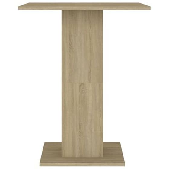 Τραπέζι Bistro Vidaxl από Μοριοσανίδα 60x60x75 cm - Sonoma/Δρυς image 2
