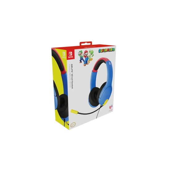 Gaming Headset PDP Airlite Mario Wired Nintendo Switch - Blue/Red image 3
