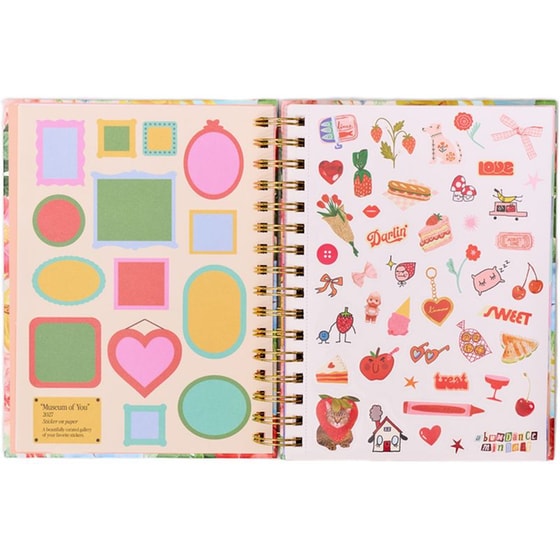Ημερολόγιο Σπιράλ Ban.Do 2027 17Μ Medium Pink Tile Floral image 17