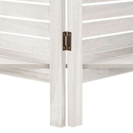 Διακοσμητικό Παραβάν Spitishop A-s 157120a Mdf 120.5x37x170 cm - Λευκό image 3