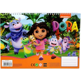 Μπλοκ Ζωγραφικής Gim A4 40Φ Dora The Explorer