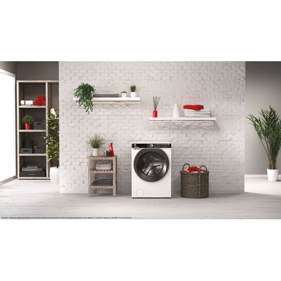 HOOVER HWP 49AMBC7/1-S 9 kg 1.400 Στροφές Λευκό Πλυντήριο Ρούχων image 10