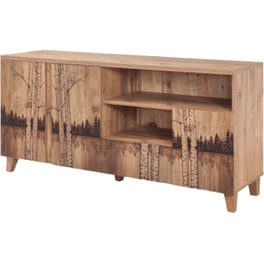 Έπιπλο Τηλεόρασης 24Mall Mare Atlantic Pine από Μοριοσανίδα 160x45x65 cm - Καφέ
