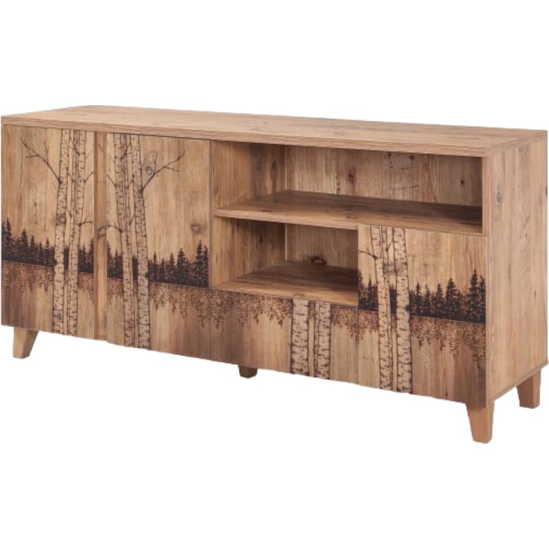 Έπιπλο Τηλεόρασης 24Mall Mare Atlantic Pine από Μοριοσανίδα 160x45x65 cm - Καφέ 24MALL