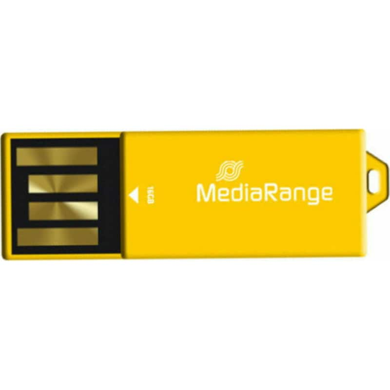 MEDIARANGE MediaRange 16GB USB 2.0 Stick Κίτρινο