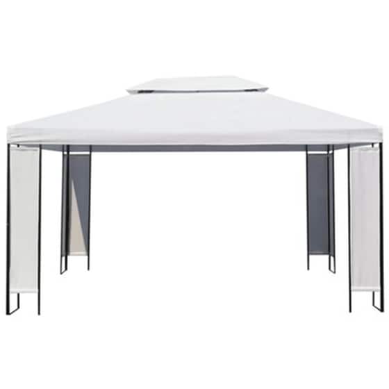 Κιόσκι Vidaxl Ατσάλι 3x4m - Λευκό image 1
