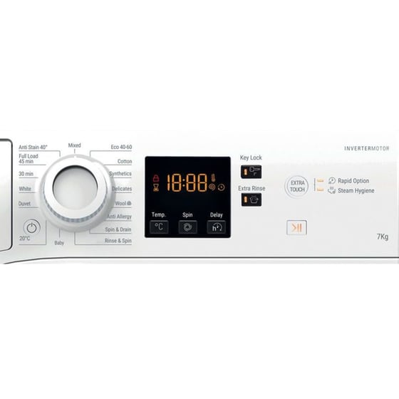 HOTPOINT NWS 7469 W EU 7 kg 1.400 Στροφές Λευκό Πλυντήριο Ρούχων image 4