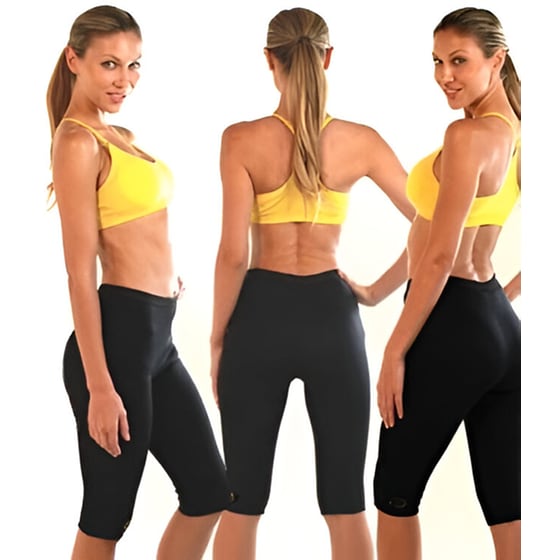 Βερμούδα Κολάν Εφίδρωσης & Αδυνατίσματος Medium - Μαύρο image 0