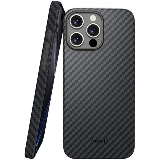 Θήκη Apple iPhone 16 Pro - Nekit Fiber με MagSafe 1mm 1500D Kevlar - Black image 0