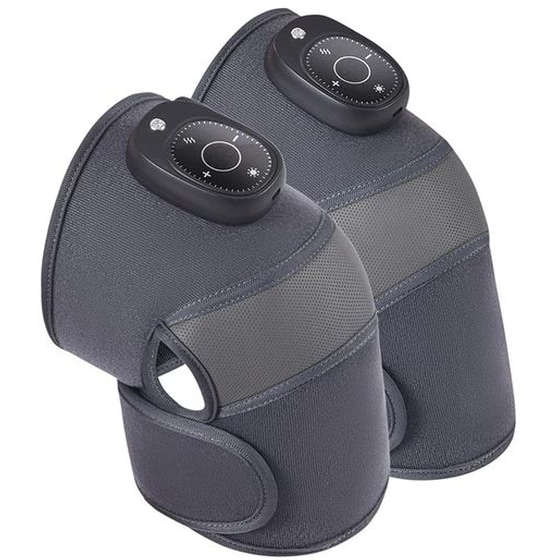 INSPORTLINE 3-in-1  Μηχάνημα Μασάζ Γόνατος με Συμπίεση Μάυρο image 1