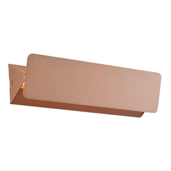 Απλίκα Τοίχου Led Aca Pyramid Zd806410ledgd από Αλουμίνιο 31x6.45x8 cm - Χρυσή image 0