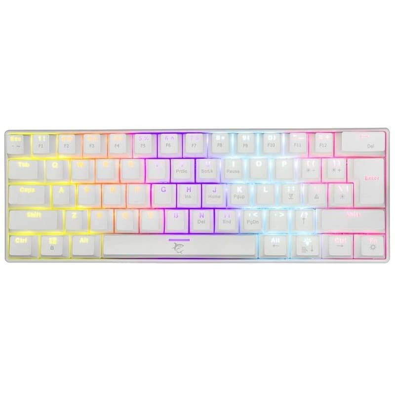 WHITE SHARK NOD Fury Gaming Πληκτρολόγιο με RGB φωτισμό (US)