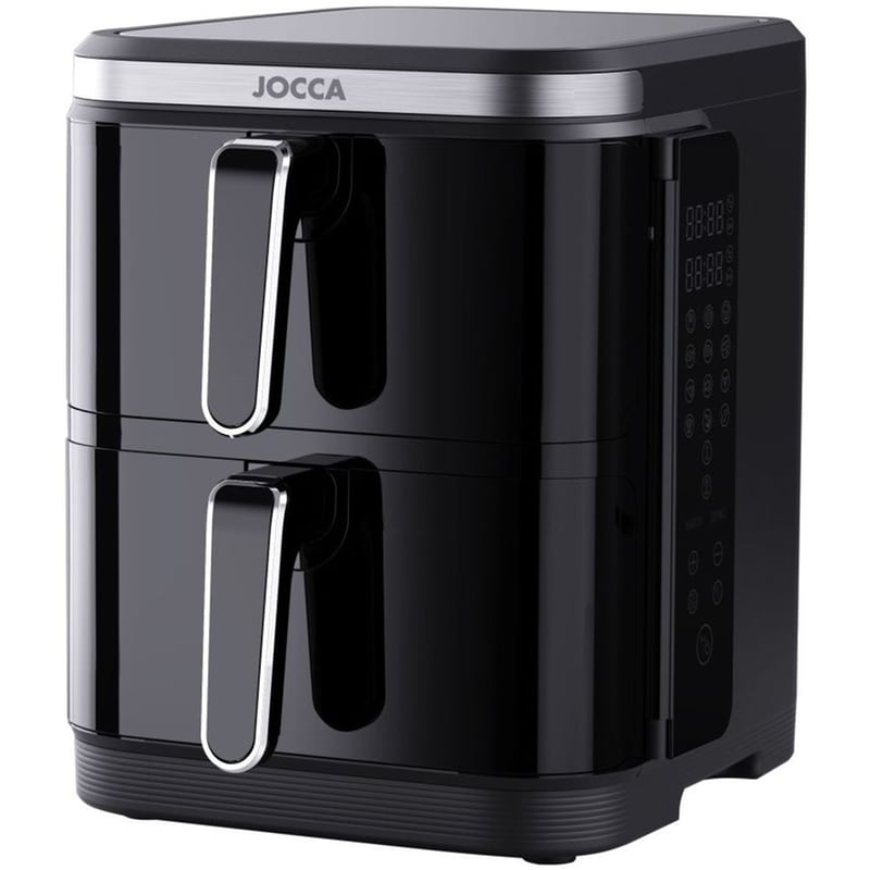JOCCA J-2454 με Διπλό Αποσπώμενο Κάδο 11 L Μαύρο Φριτέζα Αέρος
