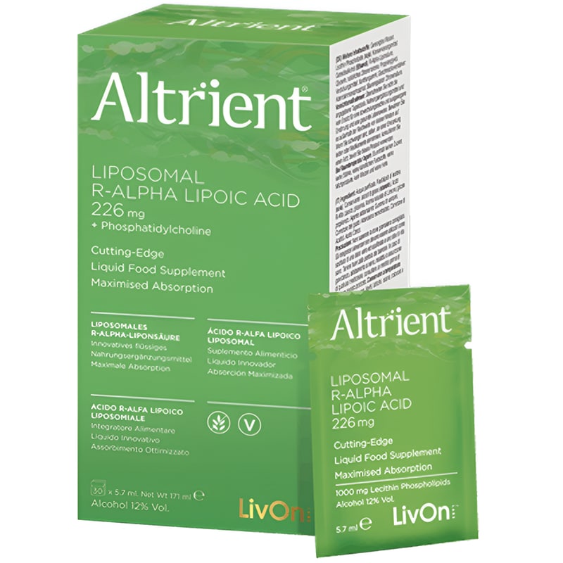 Ειδικό Συμπλήρωμα Διατροφής Altrient Liposomal R-Alpha Lipoic Acid 226mg - 30 φακελάκια x 5.7ml