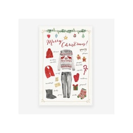 Χριστουγεννιάτικη Κάρτα Legami Merry Christmas Clothes - 11.5x17cm