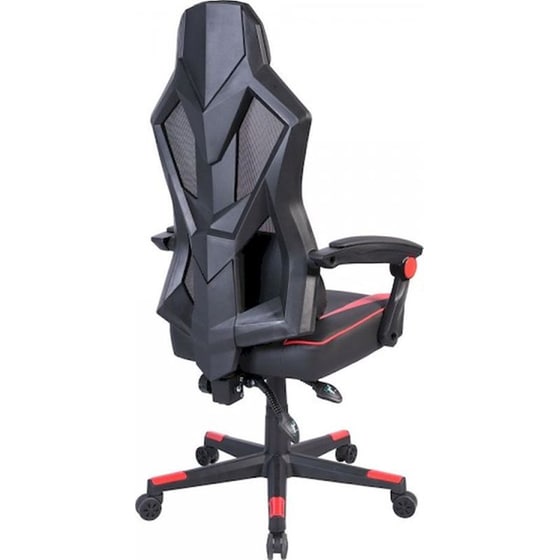 Καρέκλα Γραφείου/ Gaming 24Mall Krafton Pro από Ύφασμα Mesh -Μαύρο/ Κόκκινο image 3