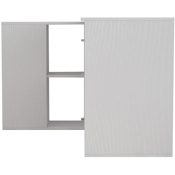 Γραφείο Γωνιακό Polina Pakoworld Λευκό 120x100x75εκ – 230-000016 image 2