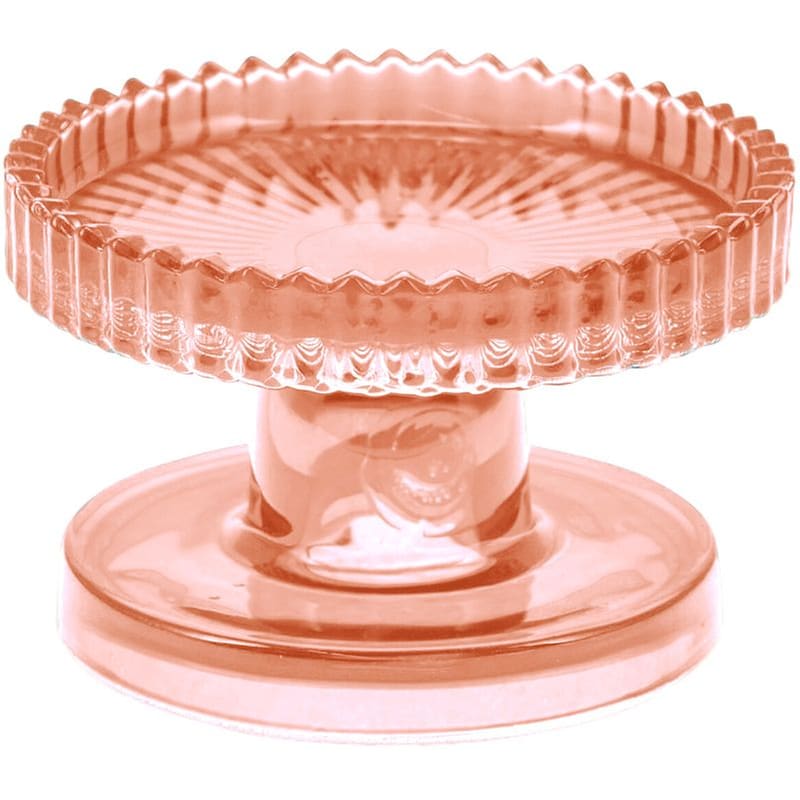 Κηροπήγιο Spitishop Κ-μ Orange Aae430560 Γυάλινο 10x6cm - Σομόν