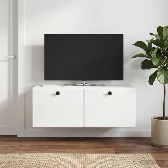 Επιτοίχιο Έπιπλο Τηλεόρασης VidaXL 78.5x31x30 cm - Γκρι image 3