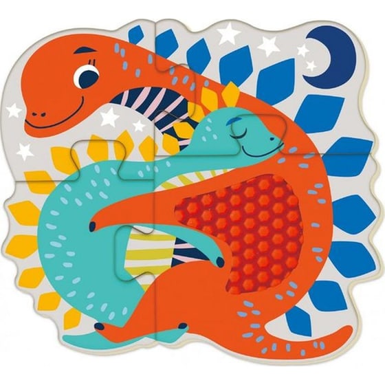 Σετ Παζλ Avenir 4 Ξύλινα Dinosaur (4x4 Τμχ) image 3