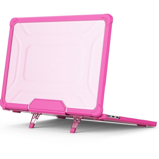 Τσάντα Laptop Sonique Icy με Βάση Στήριξης για Apple MacBook Air 13.6" (2022) - Ροζ image 0