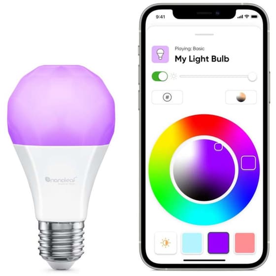 Έξυπνη Λάμπα LED Nanoleaf E27 - RGBW image 1