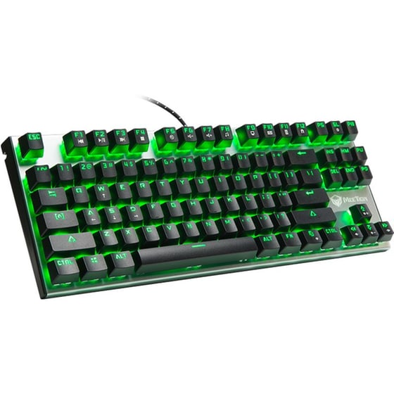 Meetion Mk04 Gaming Μηχανικό Ενσύρματο Πληκτρολόγιο με RGB φωτισμό Μαύρο (US) image 3