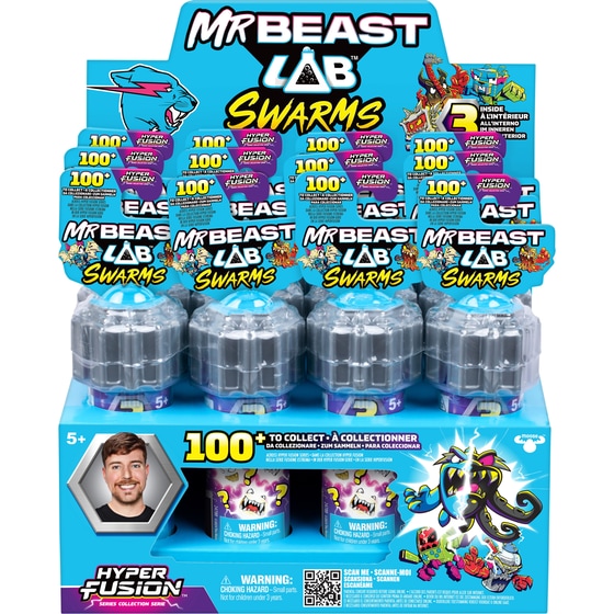 Mr Beast Lab Swarms Hyper Fusion Giochi Preziosi 3 Φιγούρες Έκπληξη (BTR14000) image 9