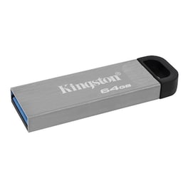 Kingston DataTraveler Kyson 64GB USB 3.2 Stick Ασημί
