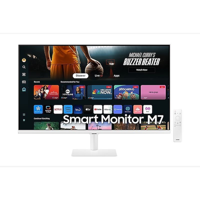 Samsung Smart Monitor M7 M70D LS32DM703UUXDU 32 4Κ UHD VA Flat 60Hz 4ms SAMSUNG